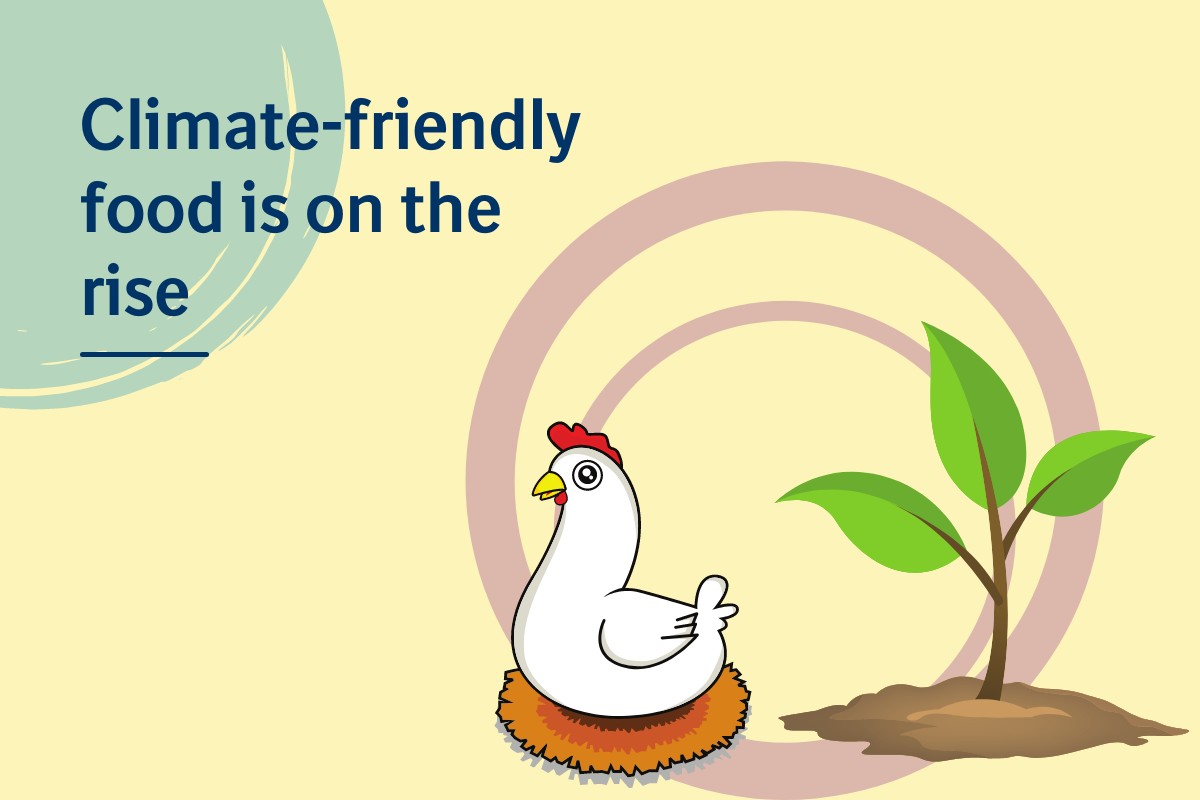 Climate friendly food is on the rise Climate friendly food is on the rise